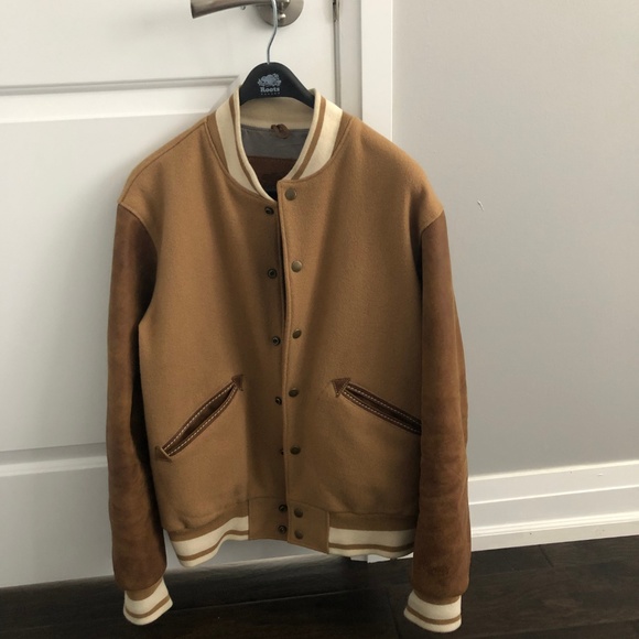 Roots Other - Mens Varsity Tribe Leather Jacket - $275/OBO